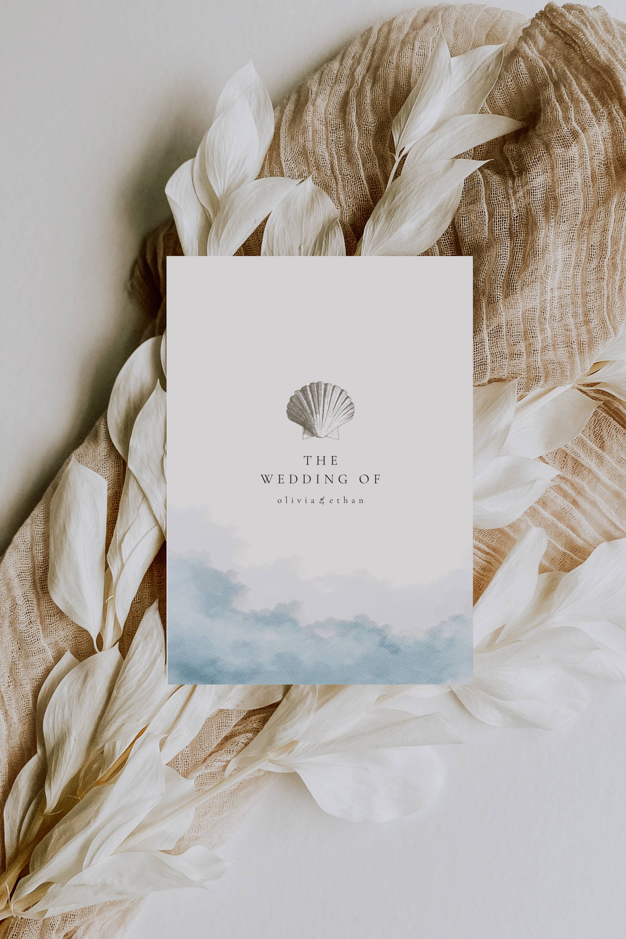 Coastal Whisper Wedding Day Itinerary Template