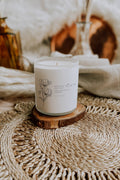Alba Serenity Glass Candle Label Template