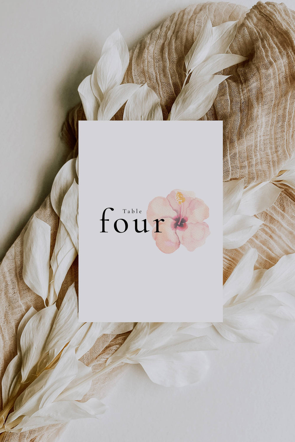 Aurora Valea Table Numbers Templates