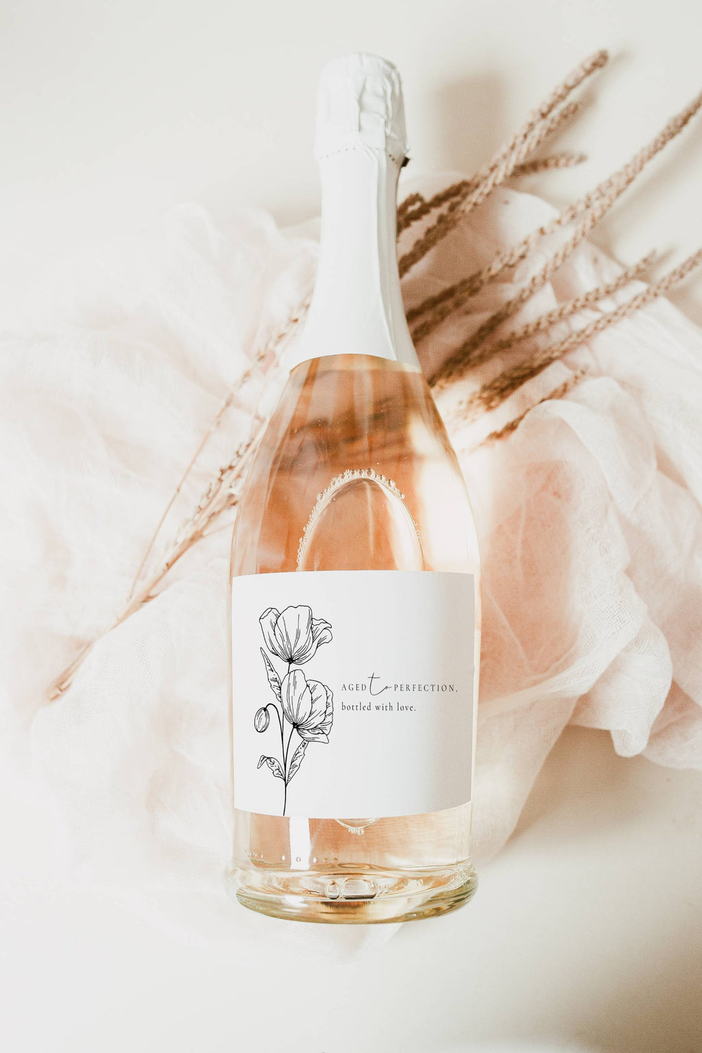 Alba Serenity Wine Label Template