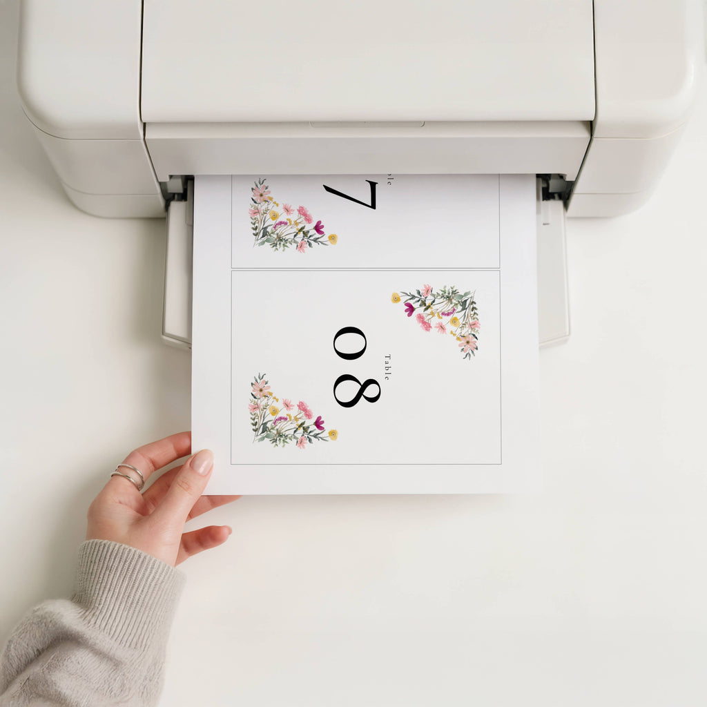 Aurora Valea Table Numbers Templates