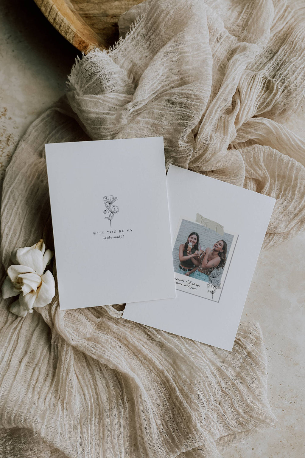 Alba Serenity Bridesmaids Gift Box Templates