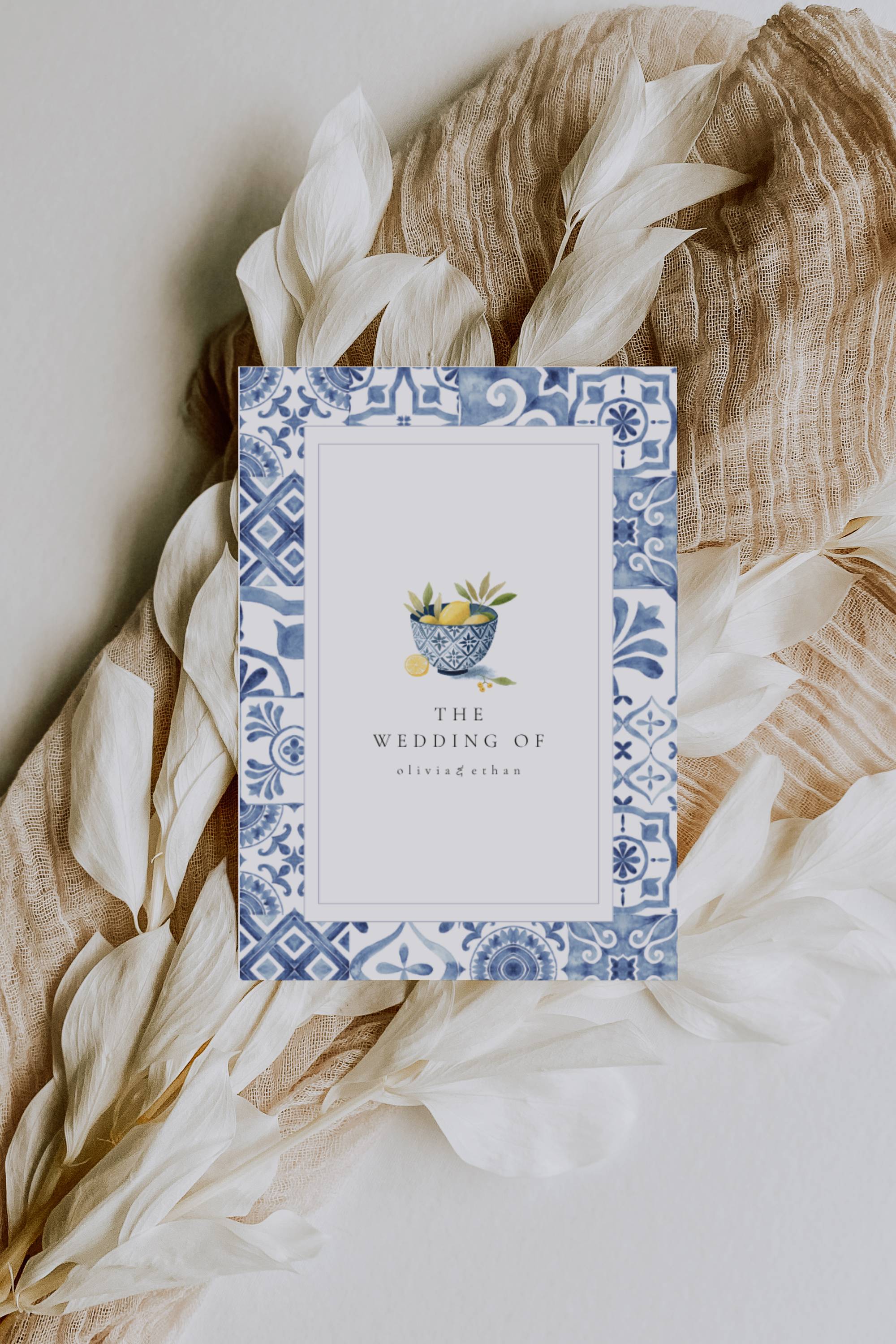 Solea Mare Bridesmaid Info Card Template