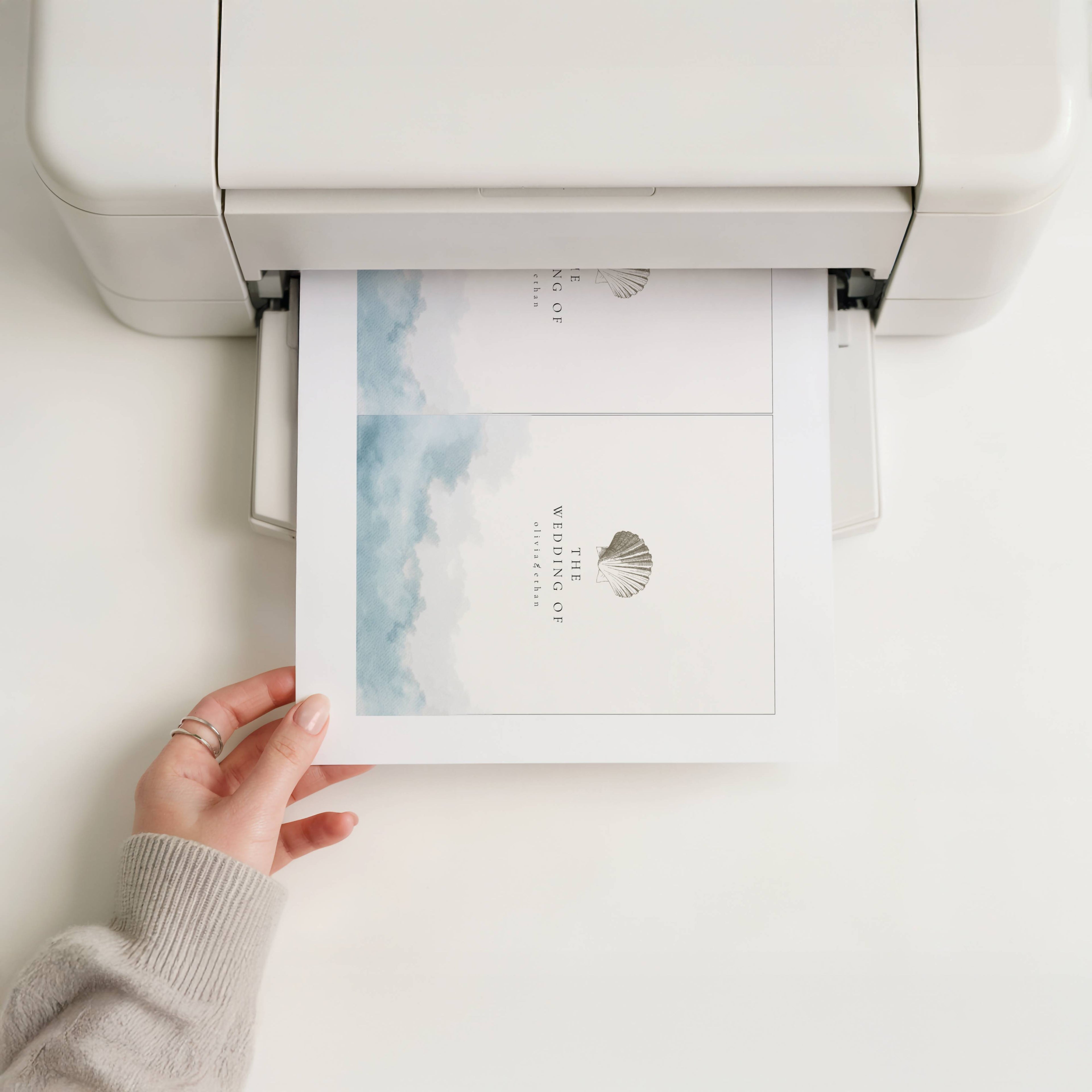 Coastal Whisper Wedding Day Itinerary Template
