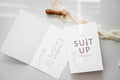 Modern Romantic Groomsmen Proposal Card Template