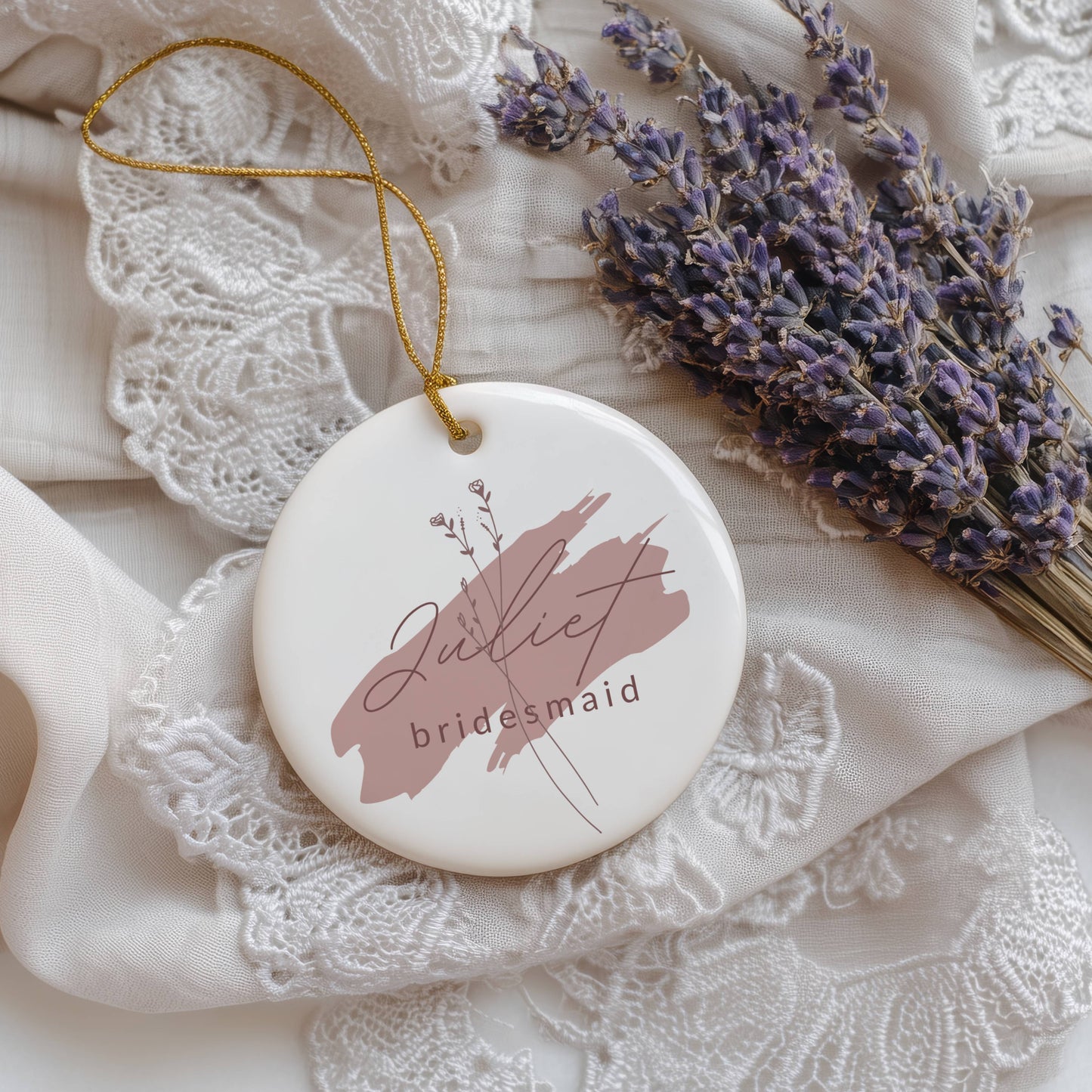 Ornament Template "Bridesmaid_Brush" | The Modern Romantic Collection