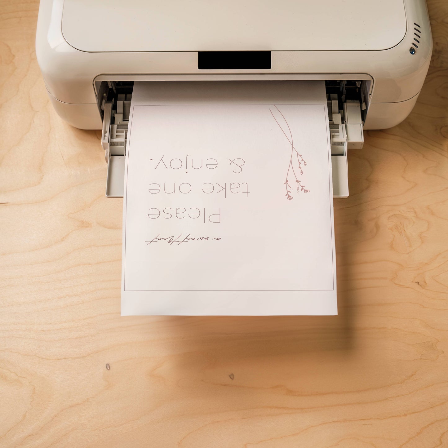 Favors Sign Template 8''x10'' | Modern Romantic Collection