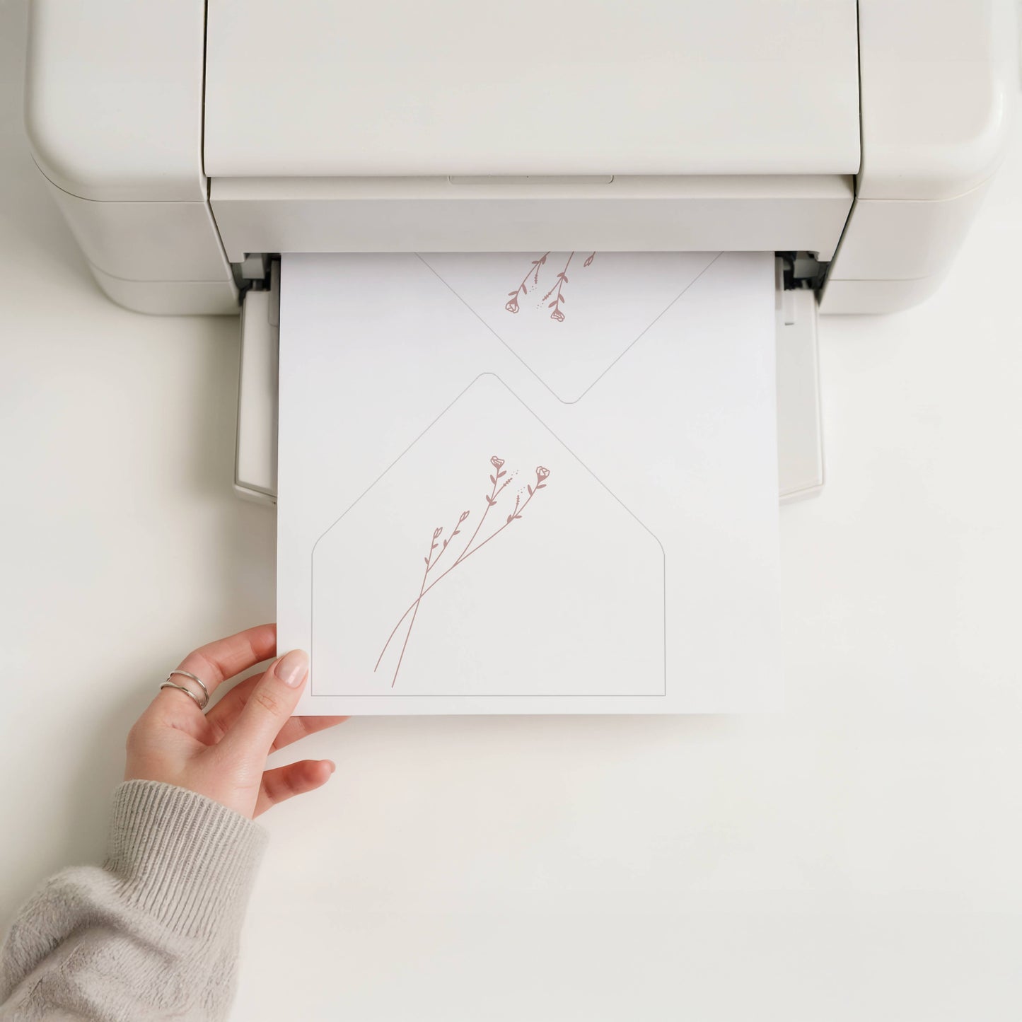 Envelope Liner Template | Modern Romantic Collection