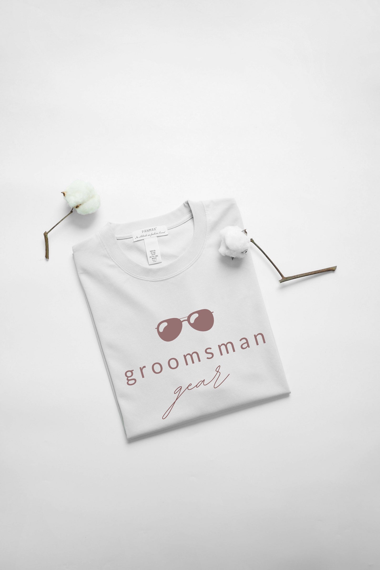 Groomsmen T-shirt Template | Modern Romantic Collection