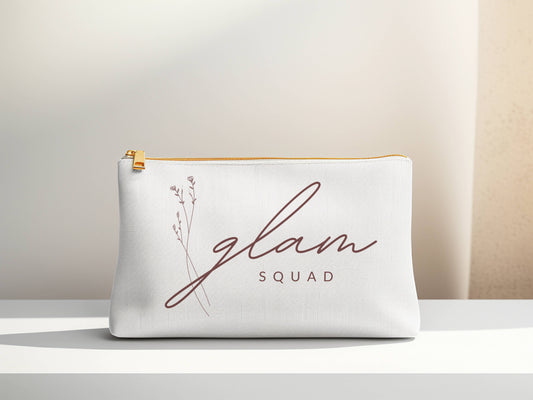 Cosmetic Bag Template "Glam Squad" | Modern Romantic Collection