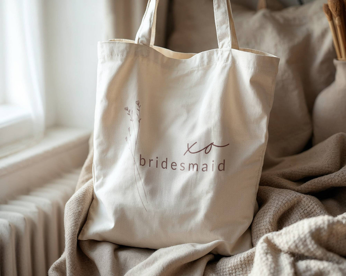 Tote Bag Template "Bridesmaids" | Modern Romantic Collection