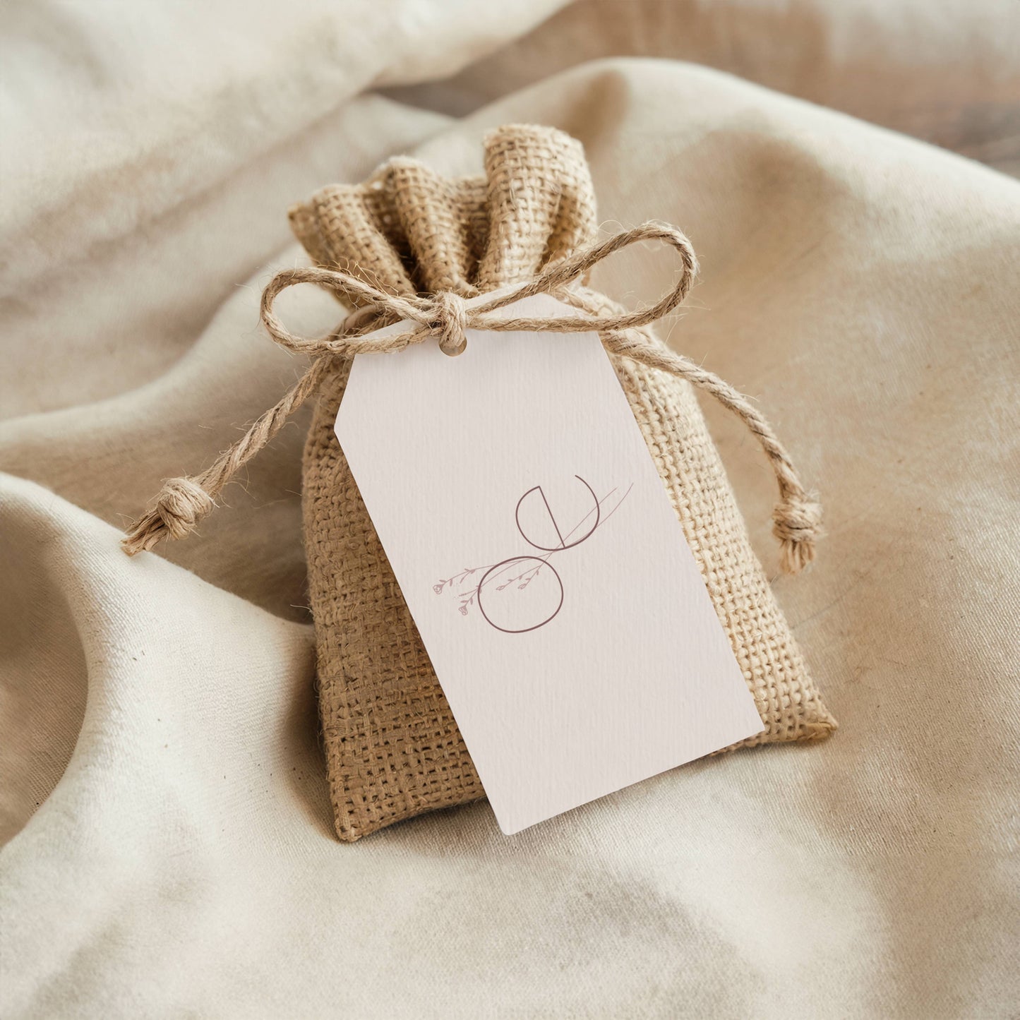 Favors Tag Template | Modern Romantic Collection