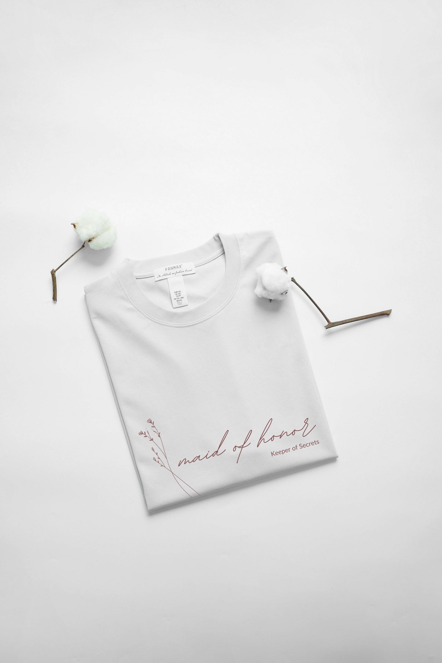 Maid of Honor T-shirt Template | Modern Romantic Collection