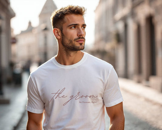 Groom T-shirt Template "The Groom" | Modern Romantic Collection
