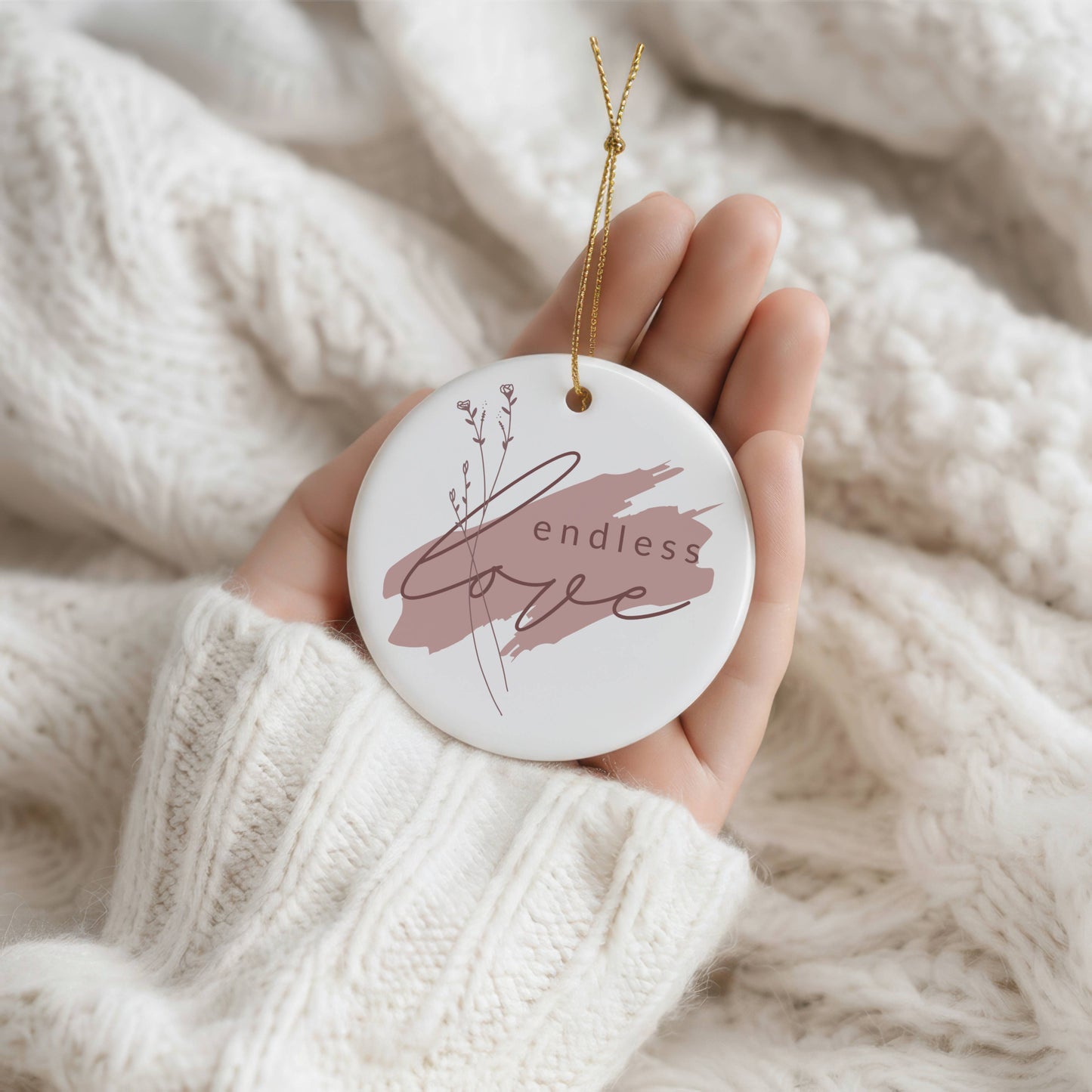 Ornament Template "Endless Love Brush" | The Modern Romantic Collection