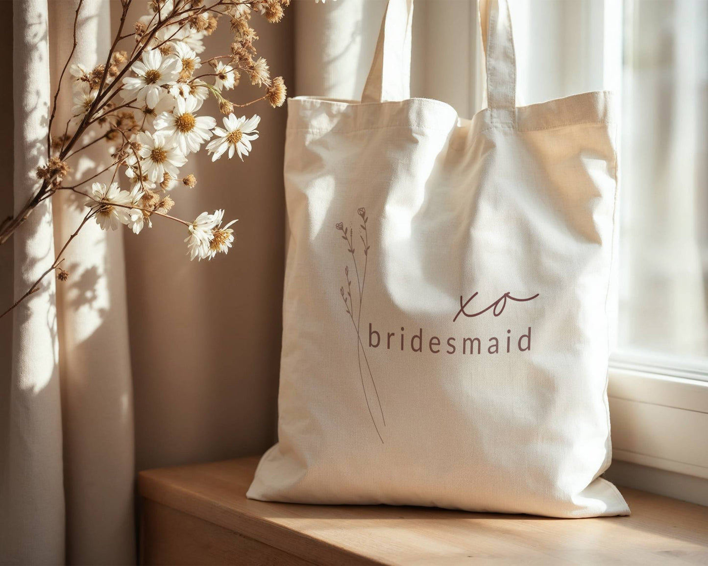 Tote Bag Template "Bridesmaids" | Modern Romantic Collection
