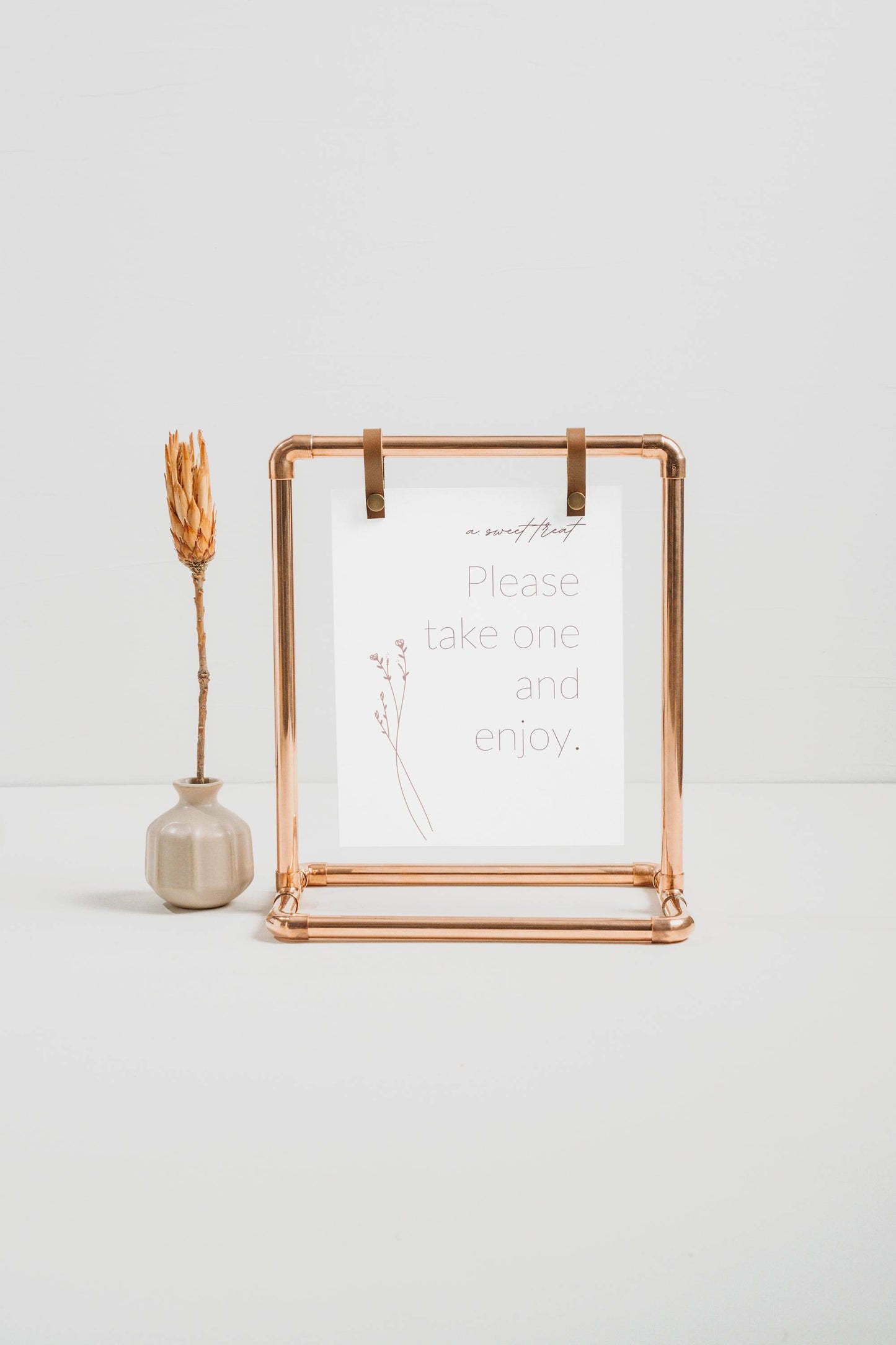 Favors Sign Template 5''x7'' | Modern Romantic Collection