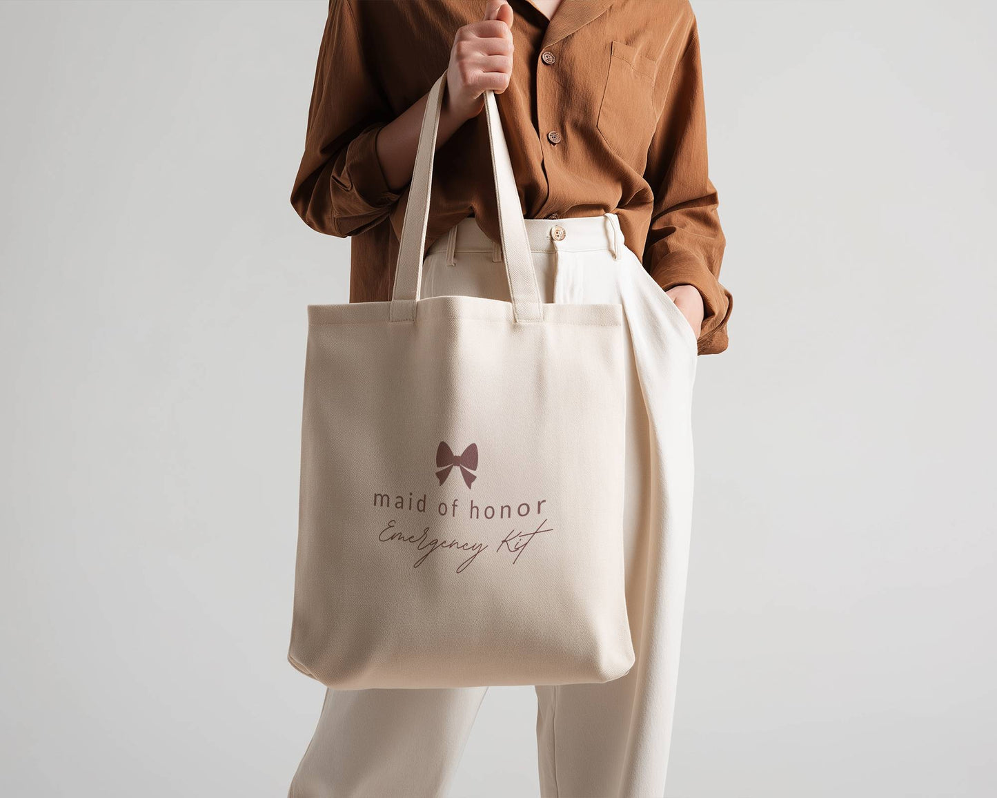 Tote Bag Template "Maid of Honor" | Modern Romantic Collection