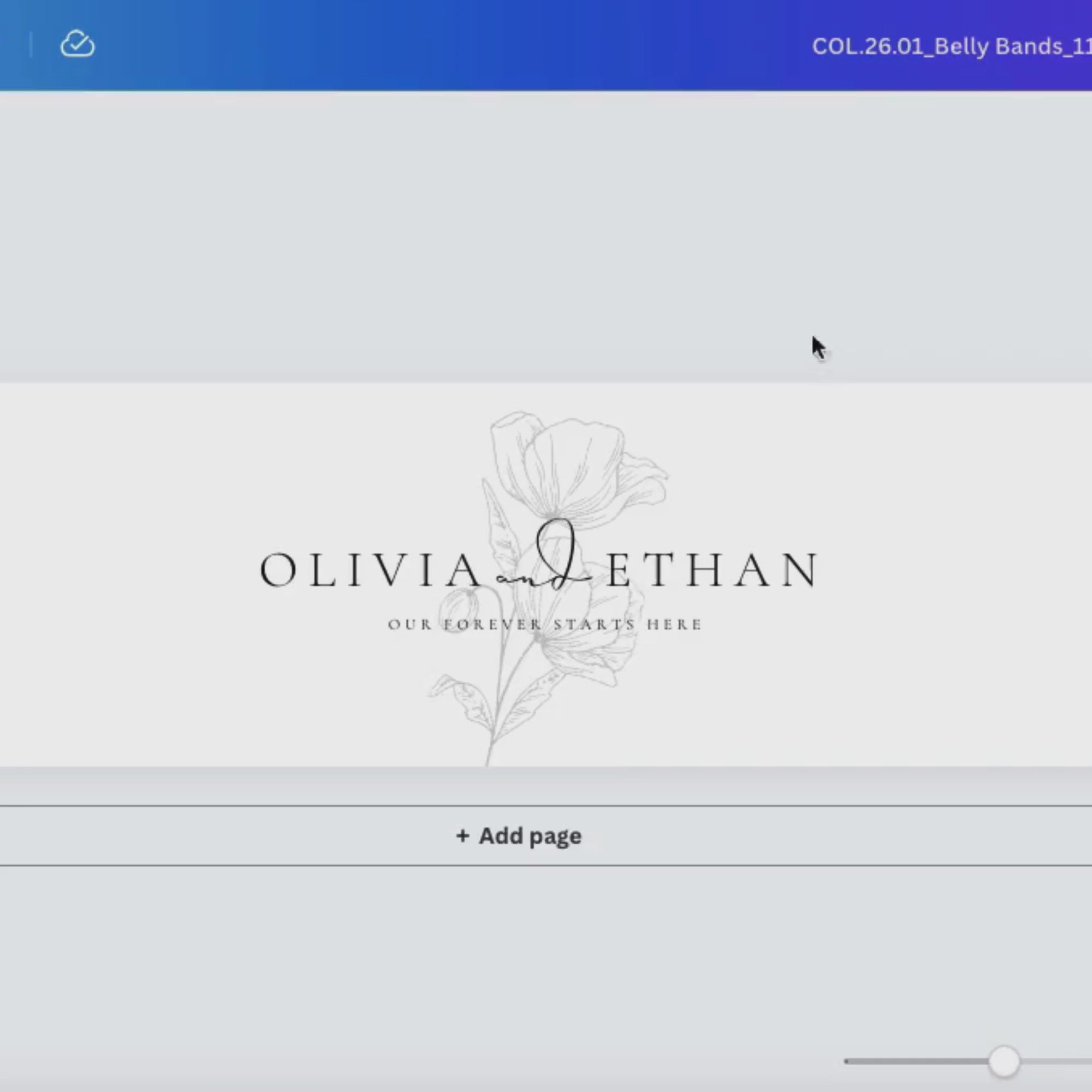 Alba Serenity Belly Band Template
